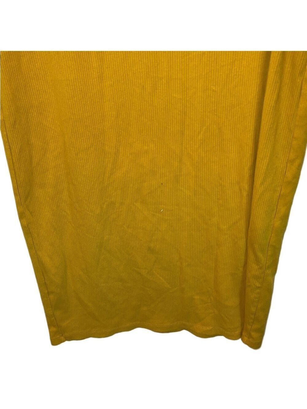 Derek Heart Mustard Midi Dress with Buttons, Plus Size 3X - Picture 10 of 11